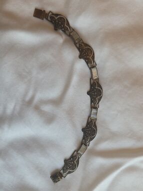 Vintage Filigree Link Bracelet
